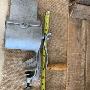 Vintage Metal Hand Crank Grater